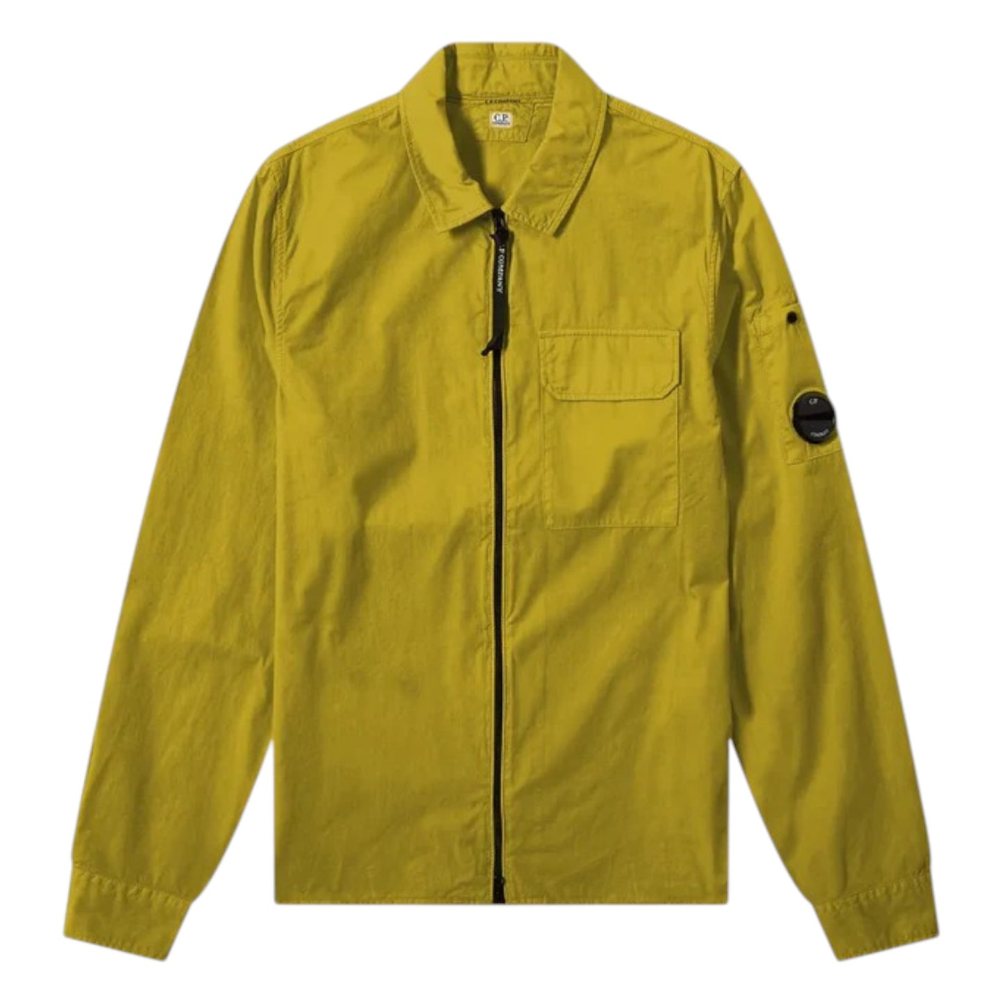 C.P. Company Zip-Up Lens Yellow Overshirt
