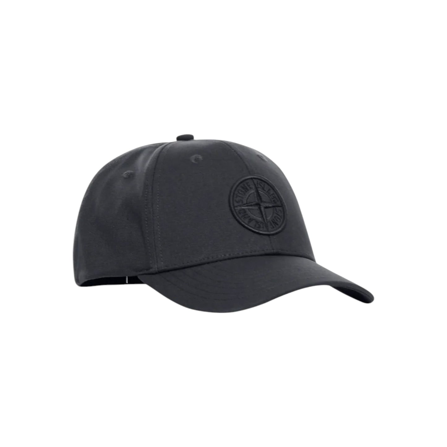 Stone Island Compass Logo Black Baseball Cap