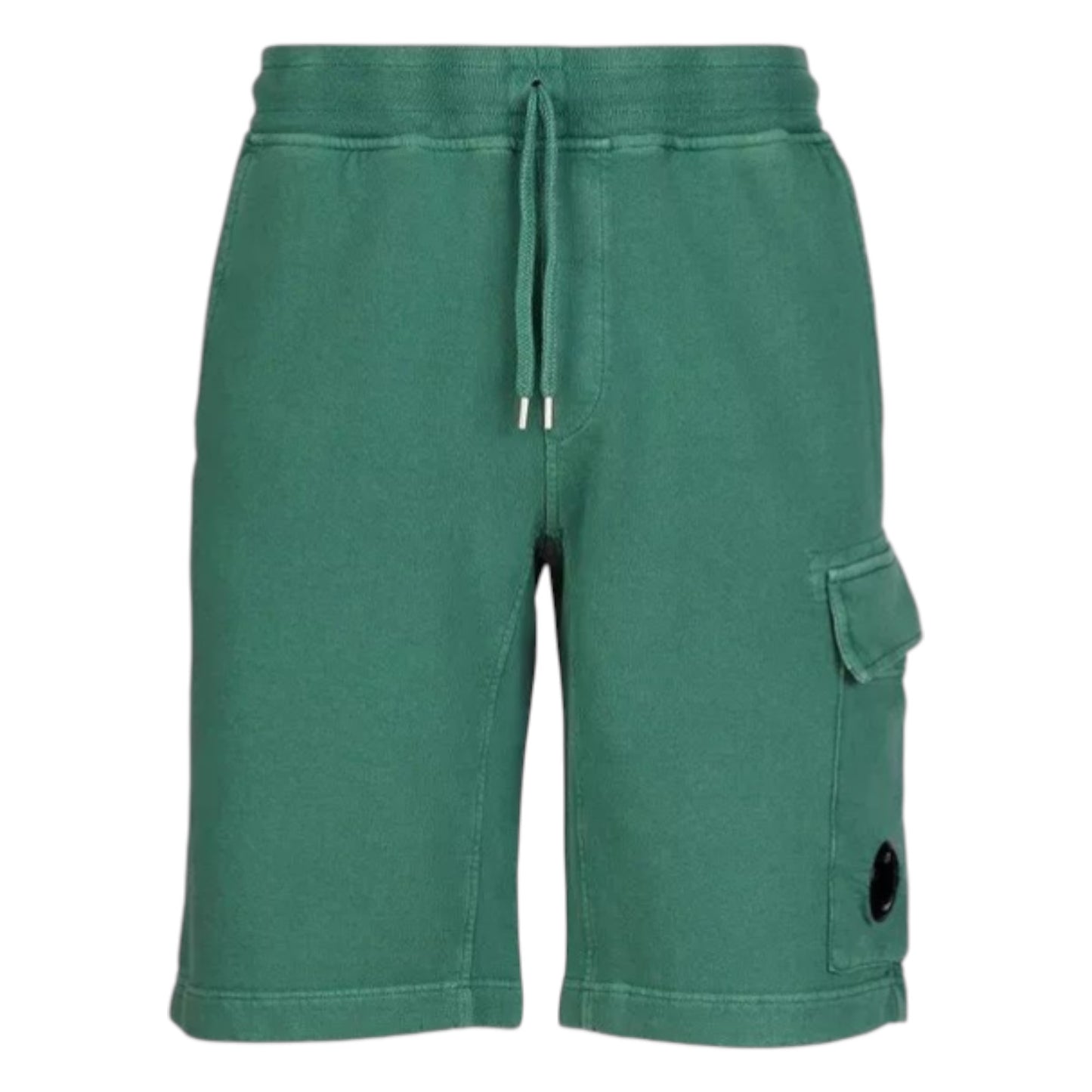 C.P. Company Cotton Ivy Green Lens Shorts