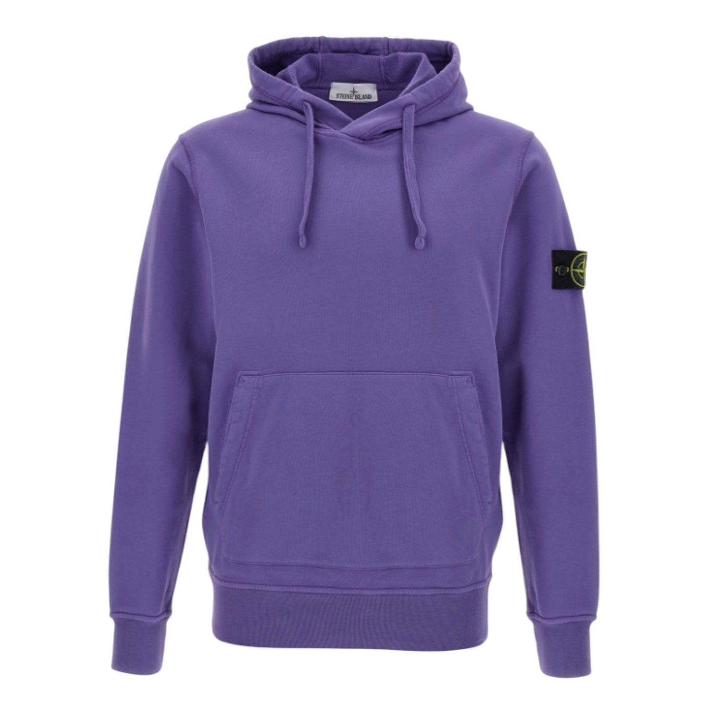 Stone Island Organic Cotton Purple Hoodie