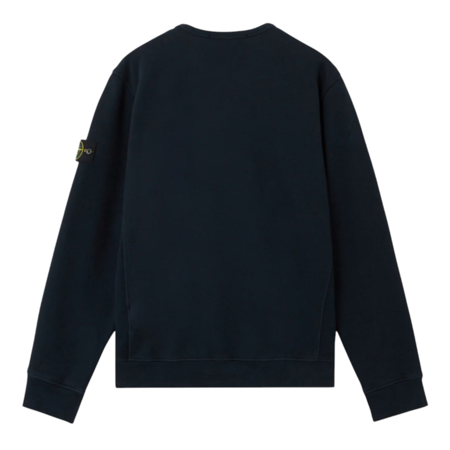 Stone Island Malfile Fleece 'Old' Effect Navy Sweatshirt