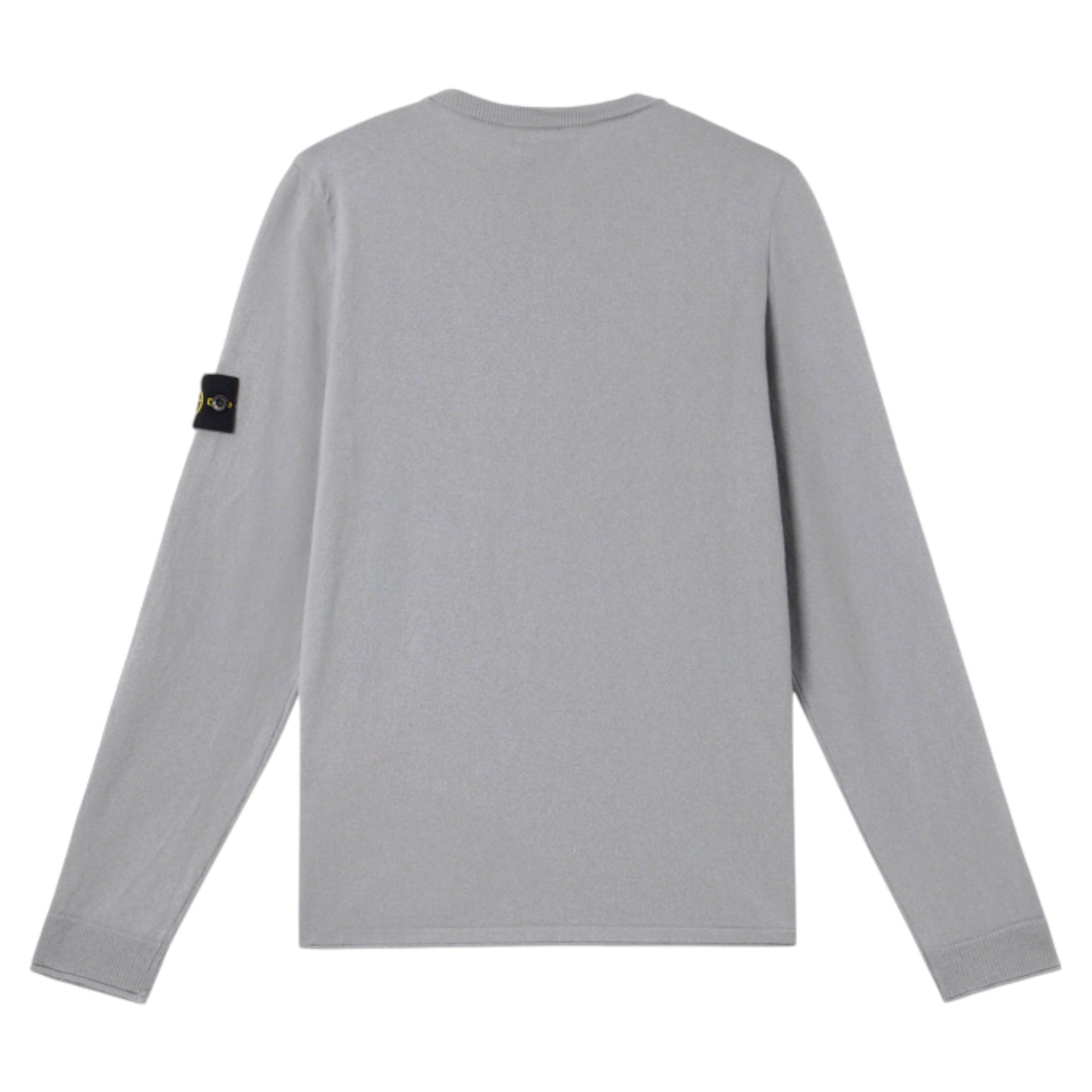 Stone Island Light Raw Hand Grey Knit Sweatshirt