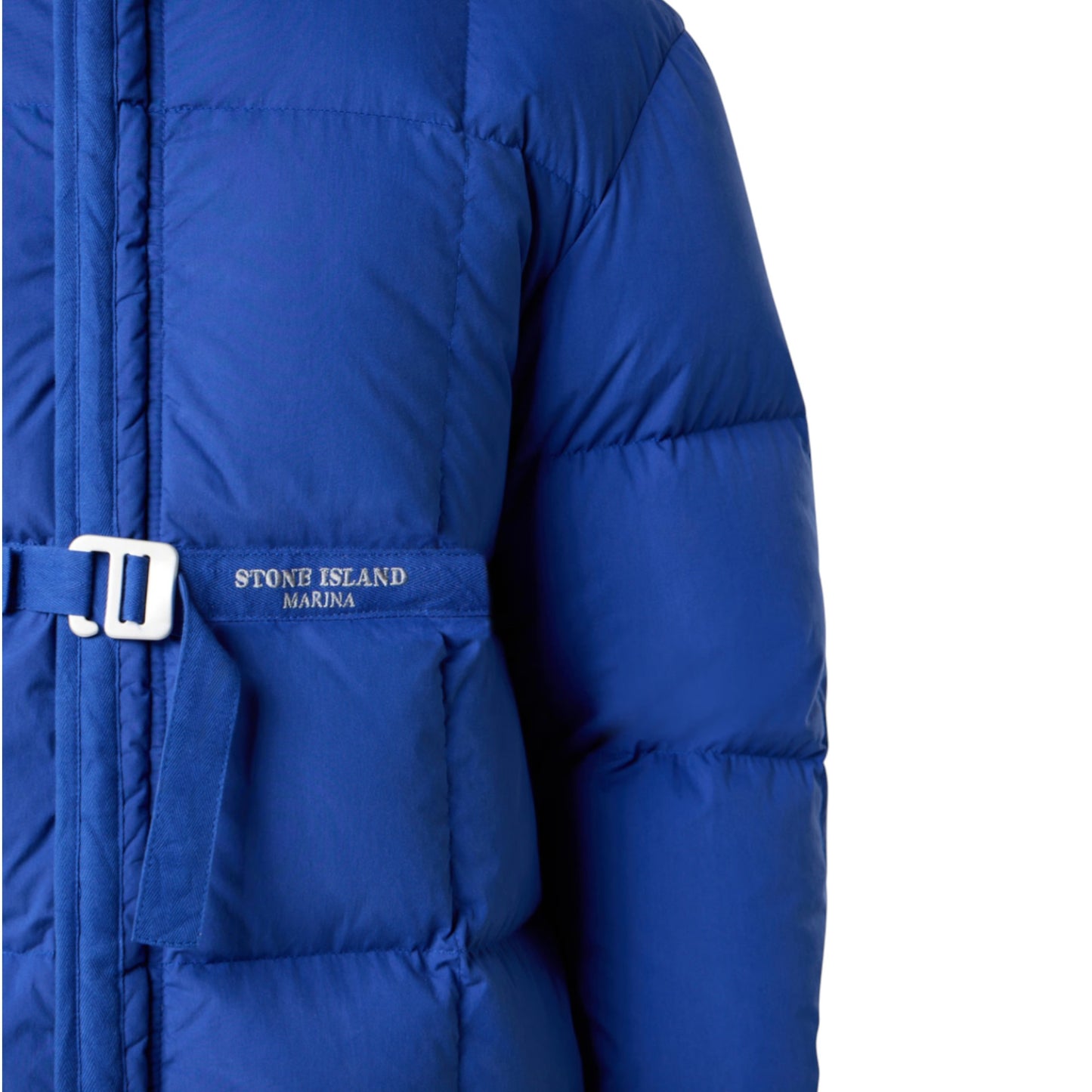 Stone Island Tela Cotton Nylon Marina Bright Blue Jacket