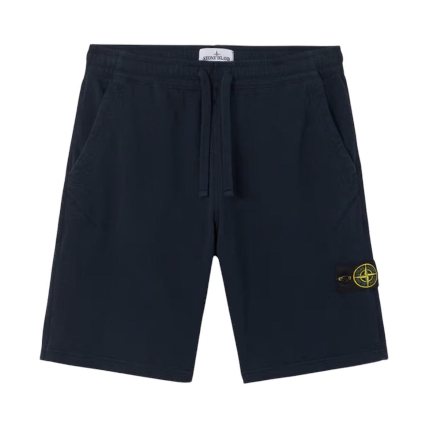Stone Island Malfile Fleece 'Old' Bermuda Navy Shorts