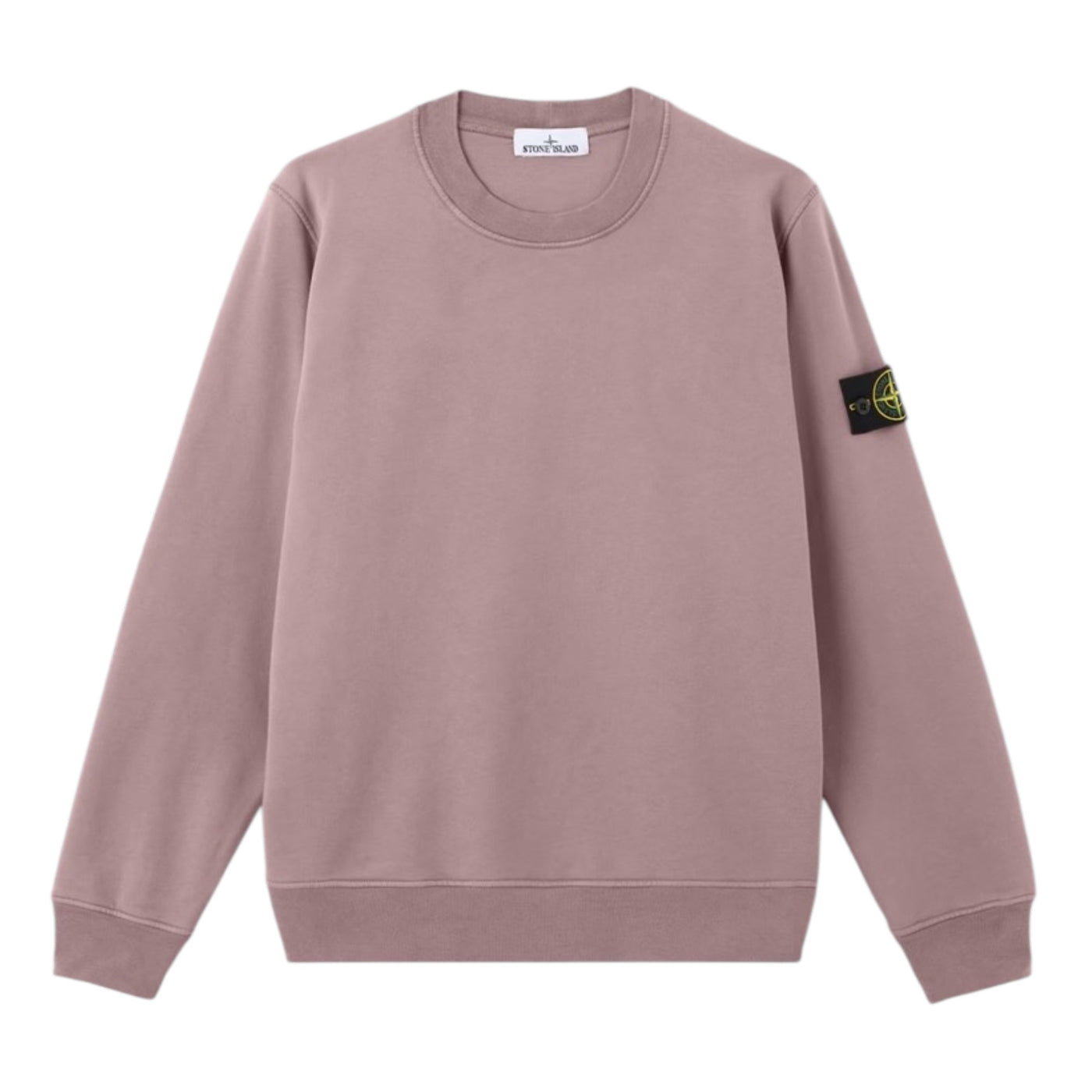 Stone Island Organic Cotton Purple Grey Sweatshirt — Stone Island