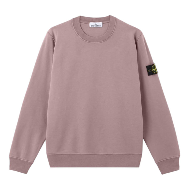 Stone Island Organic Cotton Purple Grey Sweatshirt Stone Island Organic Cotton Purple Grey Sweatshirt