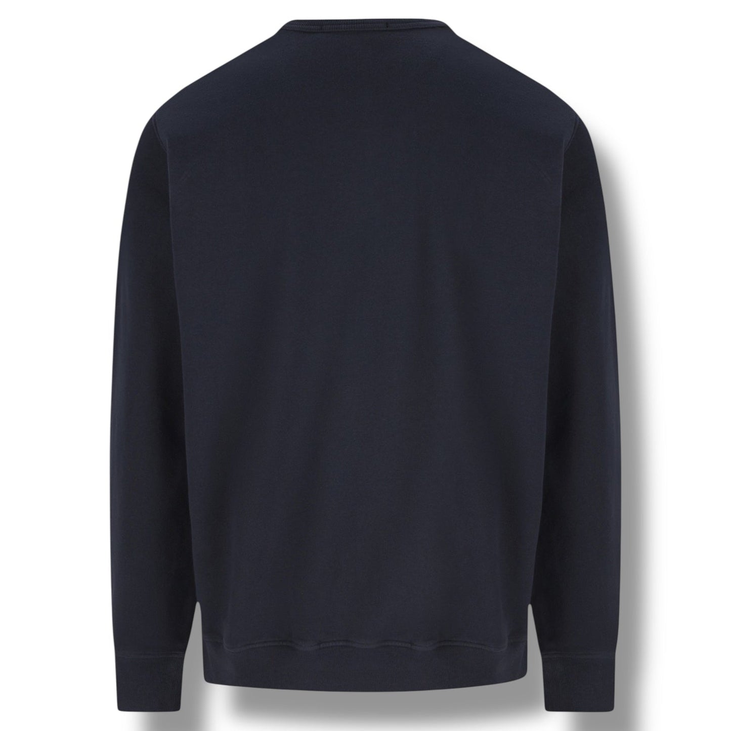 Stone Island, Navy Organic Cotton Sweatshirt - True Labels