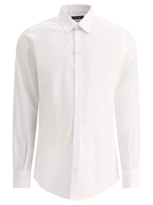 Dolce & Gabbana Long Sleeve White Shirt