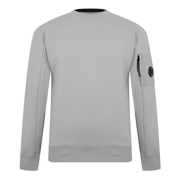 C.P Company Drizzle Grey Lens Sweatshirt