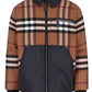 Burberry Exaggerated-Check down puffer jacket - flizzone