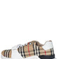 Burberry Vintage Checked Lace-Up Sneakers - flizzone