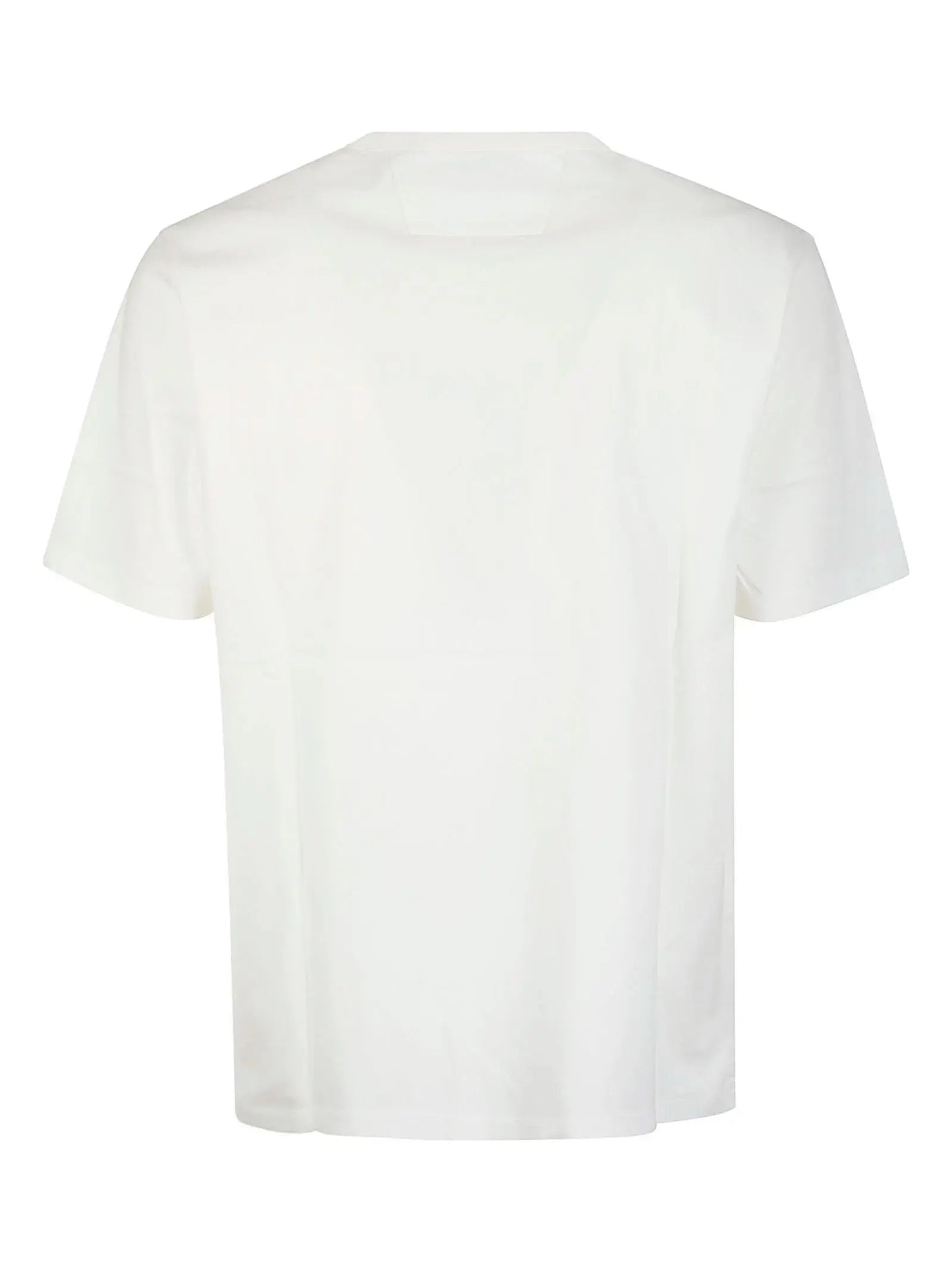C.P Company Metropolis Centre Logo White T-Shirt - flizzone