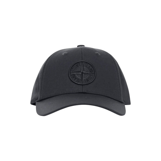 Stone Island Compass Logo Black Baseball Cap