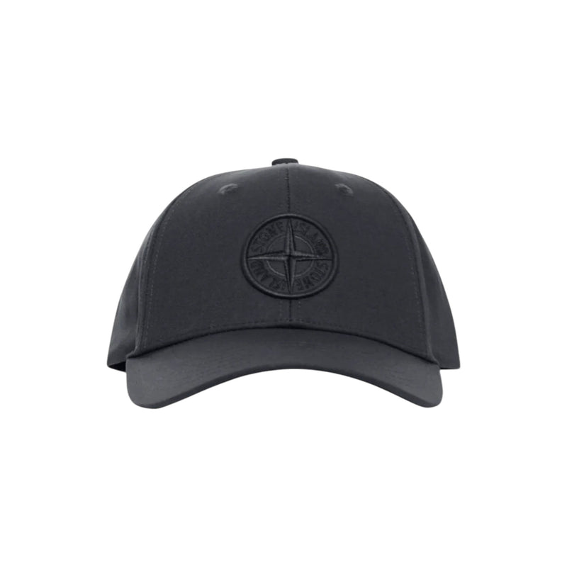 Stone Island Compass Logo Black Baseball Cap Stone Island Compass Logo Black Baseball Cap