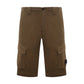 C.P. Company Sateen Stretch Ivy Green Cargo Pants