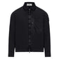 Stone Island Organic Cotton Canvas Black Overshirt