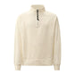 C.P. Company Light Fleece 1/4 Zip White Chest Logo Sweatshirt