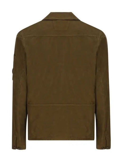 C.P. Company Cotton Shirt Ivy Green Jacket - flizzone