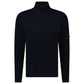 C.P. Company Merino Wool Navy 1/4 Zip Knitwear Sweatshirt