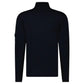 C.P. Company Merino Wool Navy 1/4 Zip Knitwear Sweatshirt