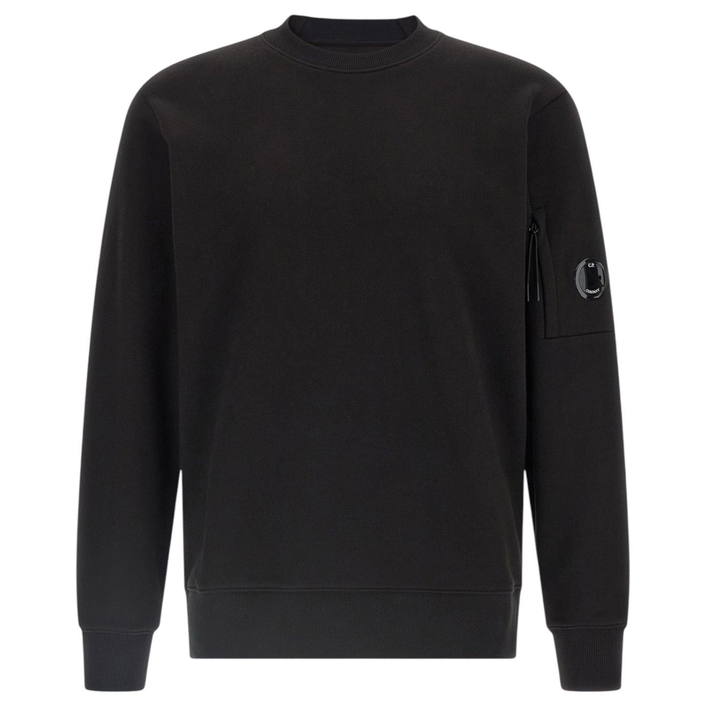 C.P. Company Diagonal Raised Black Sweatshirt