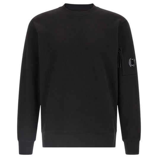 C.P. Company Diagonal Raised Black Sweatshirt