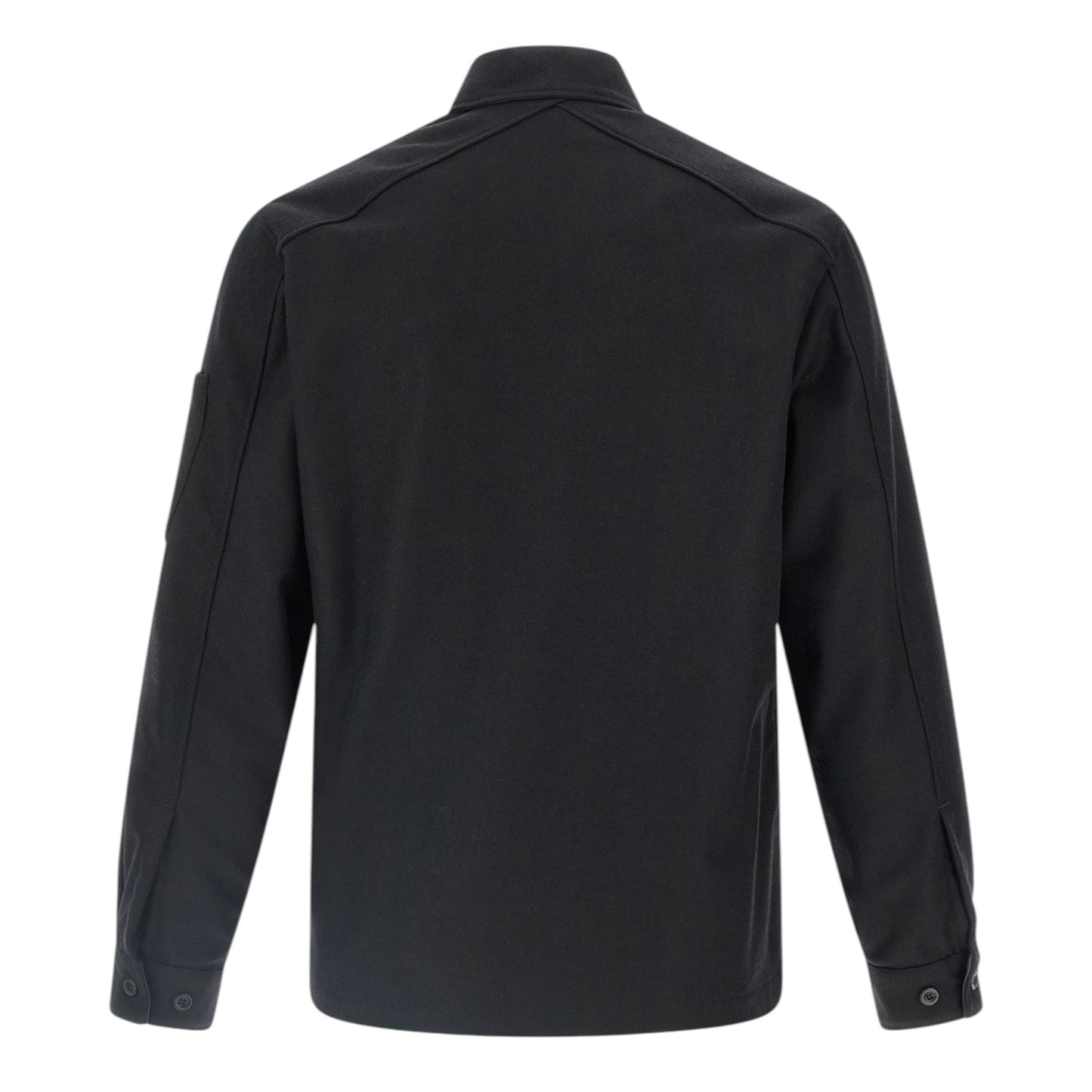C.P. Company Felt Lens Black Overshirt
