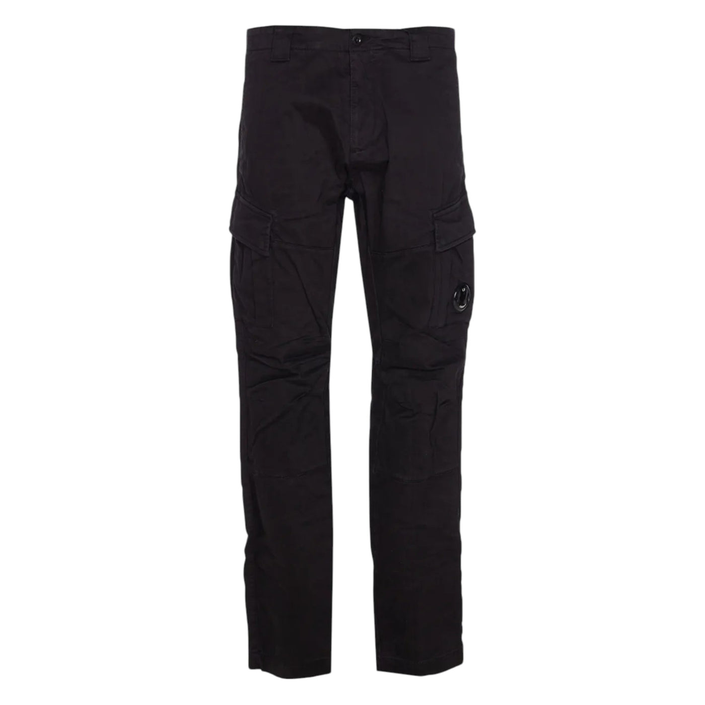 C.P. Company Black Cargo Lens Pants — C.P. Company