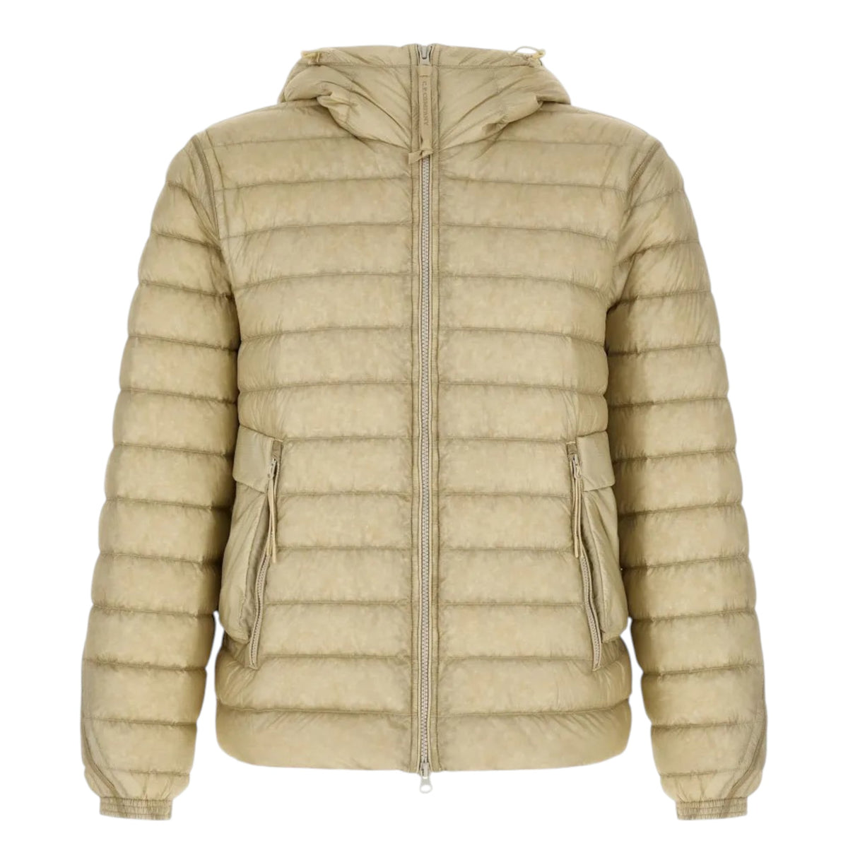 C.P. Company Google Down Beige Jacket — C.P. Company