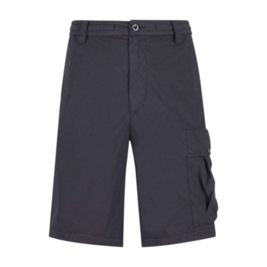 C.P. Company Navy Bermuda Single Pocket Cargo Shorts