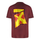 Off-White Thunder Stable Oversized Fit Burgundy T-Shirt XS