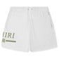 Amiri MA Bar White Swim Shorts S