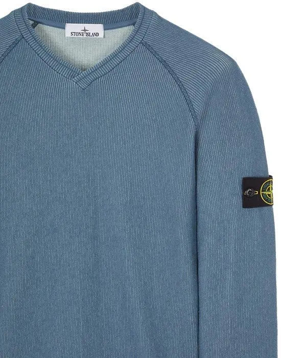 Stone Island V-neck Knitwear Sweatshirt - flizzone