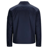 Stone Island All Weather Cotton Canvas Ghost Navy Overhsirt