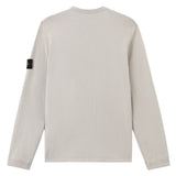 Stone Island Light Raw Hand Organic Pearl Grey Sweatshirt