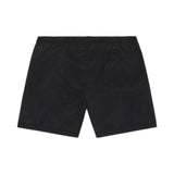 Stone Island Crinkled Nylon Black Swim Shorts