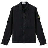 Stone Island Nylon Metal Zip-Up Black OVershirt