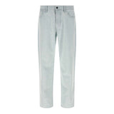 Stone Island Light Blue Straight Jeans