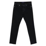 Stone Island Stretch Black Denim Rinsed Slim Jeans