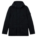 Stone Island Nylon Smerigliato Ghost Black Parka Jacket