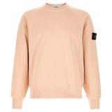 Stone Island Organic Cotton Pale Pink Peach Sweatshirt