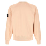 Stone Island Organic Cotton Pale Pink Peach Sweatshirt