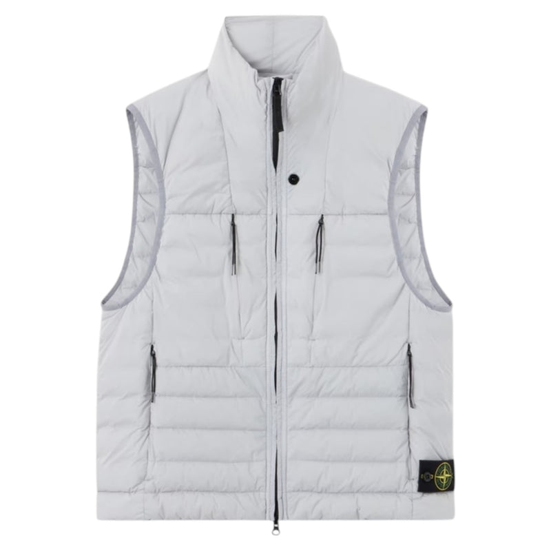 Stone Island Seamless Tunnel Nylon Down-Tc Ash Grey Gilet Stone Island Seamless Tunnel Nylon Down-Tc Ash Grey Gilet
