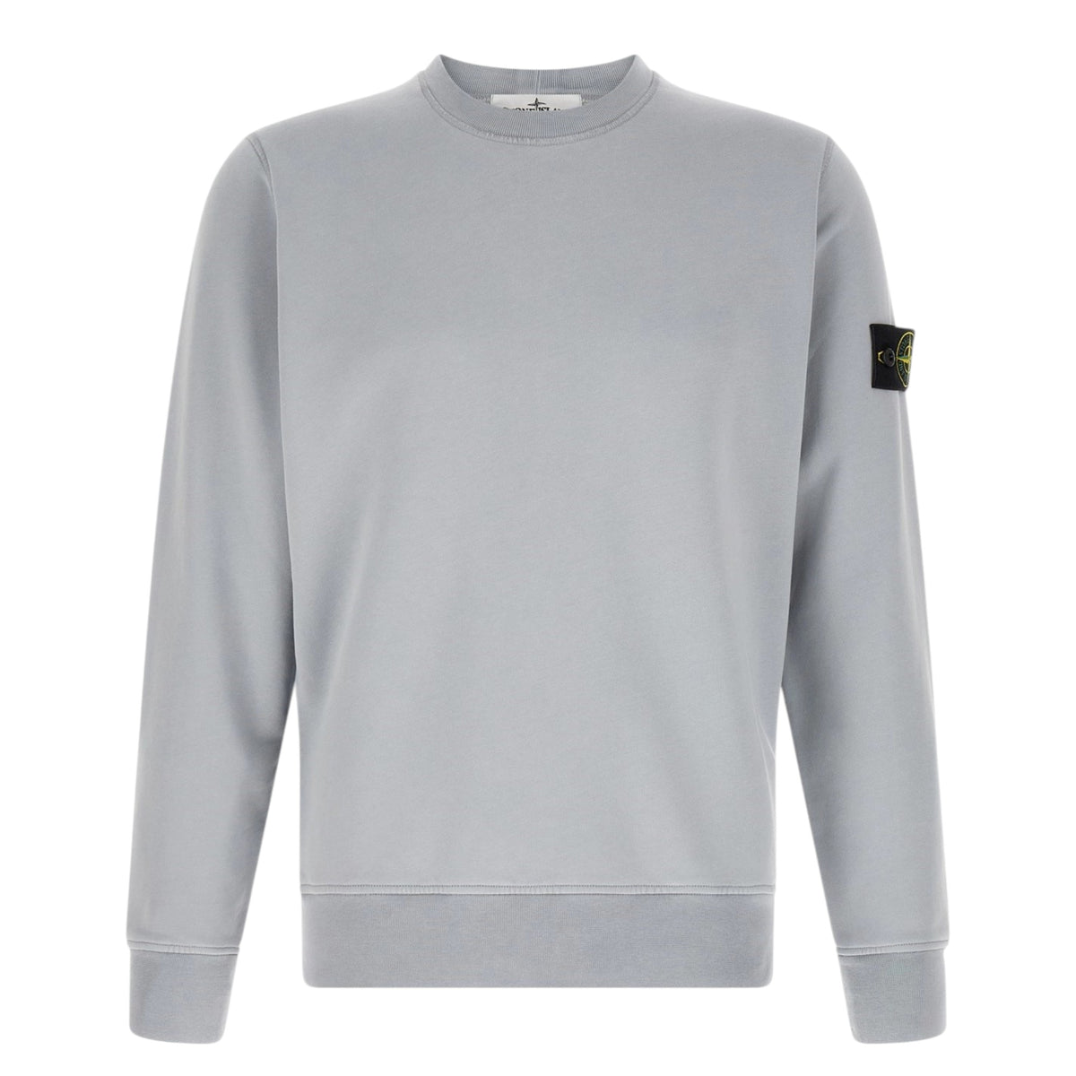 Stone Island Azure Light Grey Sweatshirt — Stone Island