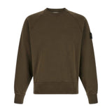 Stone Island Brushed Cotton Grey Sweatshirt