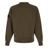 Stone Island Brushed Cotton Grey Sweatshirt