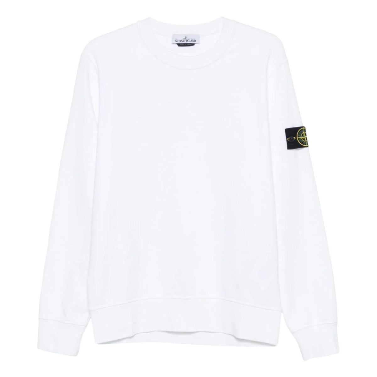 Stone Island White Sweatshirt — Stone Island