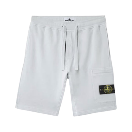 Stone Island Bermuda Sky Blue Cotton Shorts