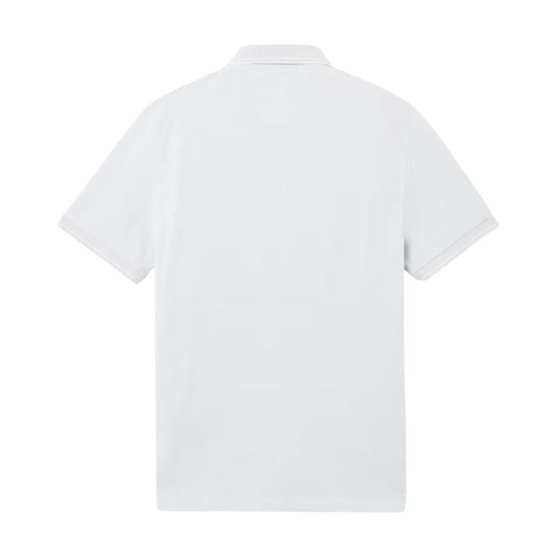 Stone Island Organic Cotton Elastane Pique Sky Blue Polo Shirt