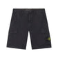Stone Island Stretch Organic Twill Cotton 'Old' Effect Navy Cargo Shorts